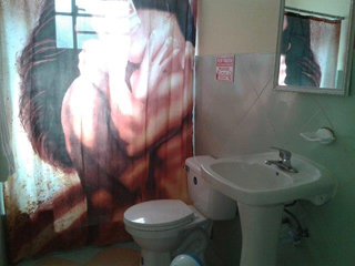 Baño en el apartamento independiente Heriberto 