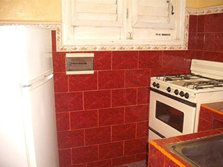 Cocina Apartamento Denise y Justo en la Habana