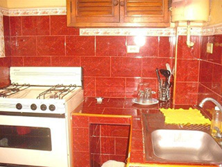 Cocina Apartamento Denise y Justo en la Habana
