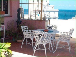 Terraza con vistas a la ciudad