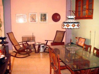 Salon de la Casa Raul y Consuelo en la Habana