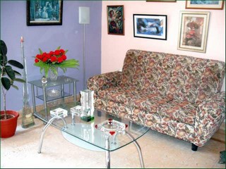 Salon de estar de la Casa Raul y Consuelo en la Habana